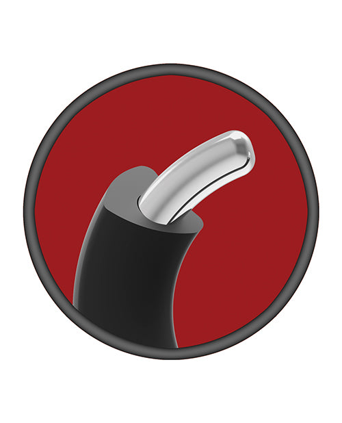 Kink Hybrid Silicone Covered Metal Cock Ring