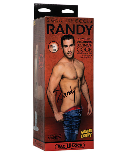 Signature Cocks Ultraskyn 8.5" Cock W-removable Vac-u-lock Suction Cup - Randy