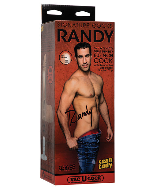 Signature Cocks Ultraskyn 8.5" Cock W-removable Vac-u-lock Suction Cup - Randy