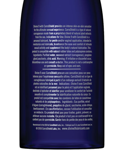 Divine 9 Lubricant - 4 Oz Bottle
