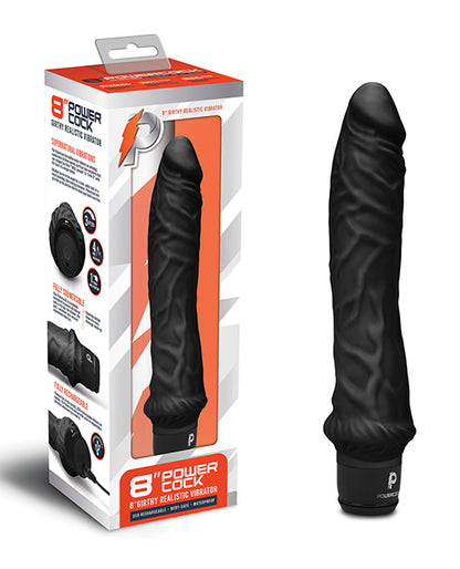 Powercocks 8" Girthy Realistic Vibrator