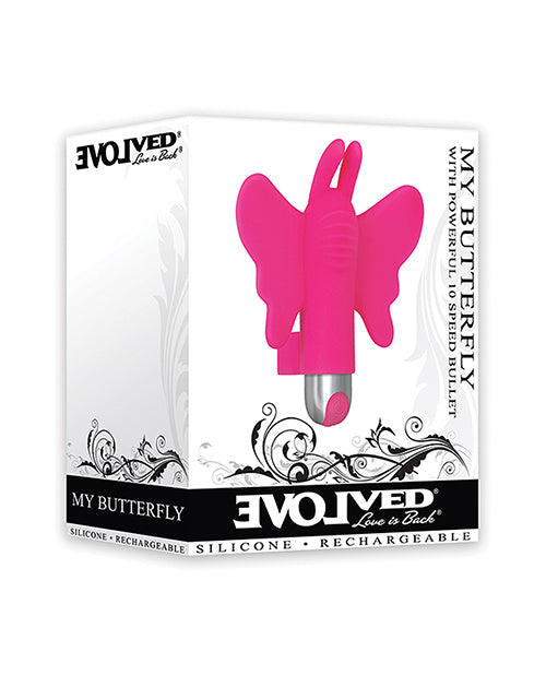 Evolved My Butterfly W-powerful 10 Speed Bullet - Pink