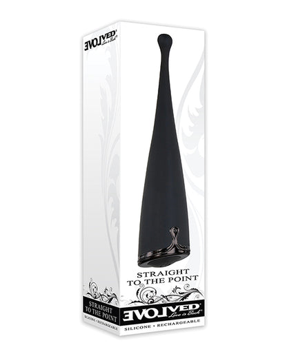 Evolved Straight To The Point Vibrator - Black