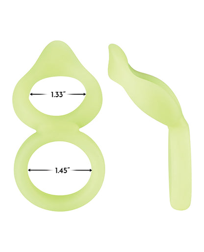 Forto F-88 Double Ring Liquid Silicone Cock Ring