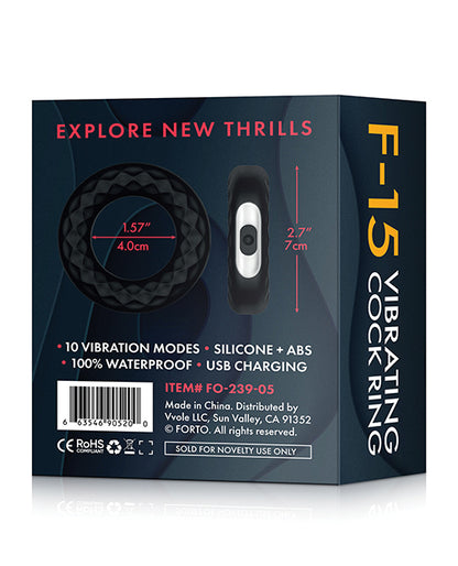 Forto F-15 Vibrating Cock Ring