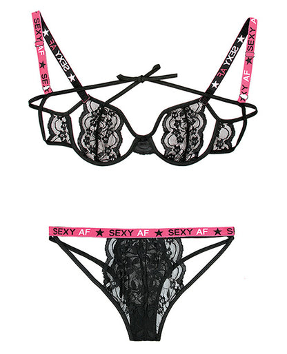 Vibes Sexy Af Cutout Bra and Panty