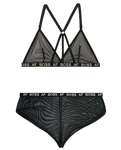 Vibes Boss Af Bralette & Retro Short