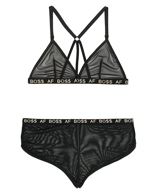 Vibes Boss Af Bralette & Retro Short