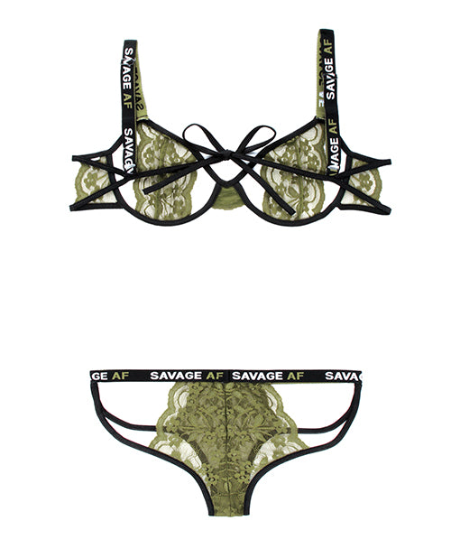 "Vibes Savage Af Cutout Bra