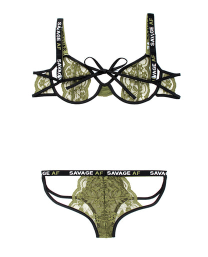 "Vibes Savage Af Cutout Bra