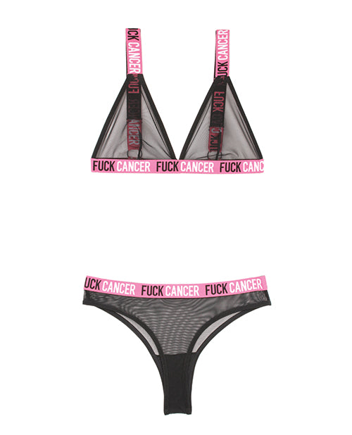 Vibes Fuck Cancer Bralette & Cheeky Panty