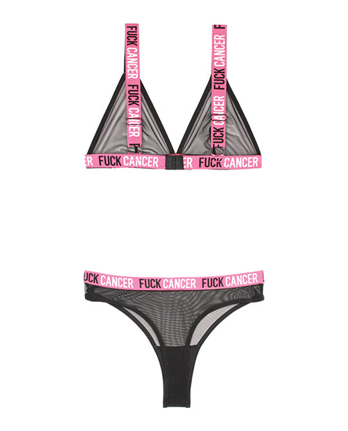Vibes Fuck Cancer Bralette & Cheeky Panty