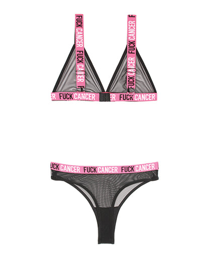 Vibes Fuck Cancer Bralette & Cheeky Panty