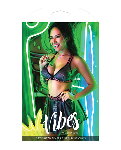 Vibes Sexy Bitch Skater Skirt