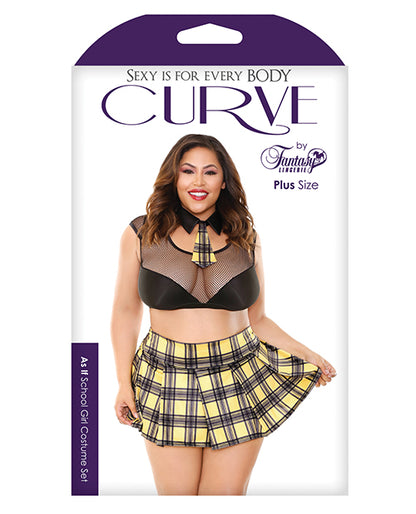 "As If School Girl Tie Collar