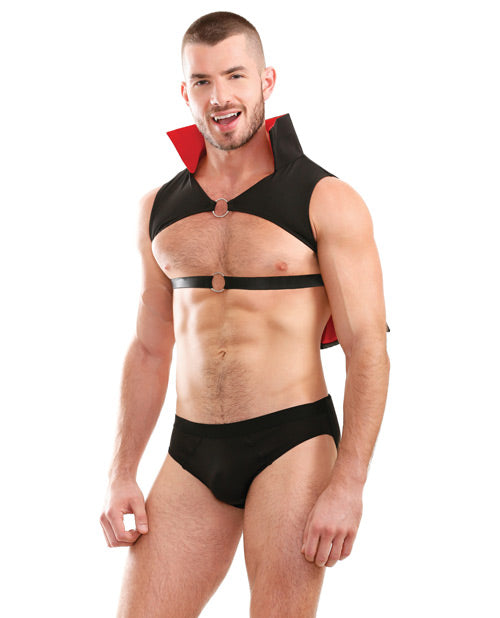 Mens Play Dragula Harness Cape & Underwear