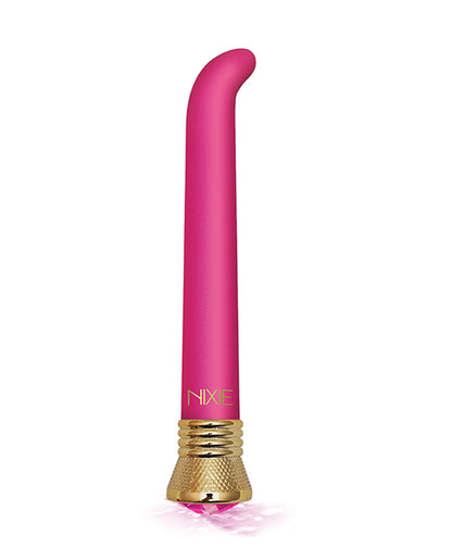 Nixie Mystic Wave Satin G-spot Vibe - 10 Function Pink Tourmaline