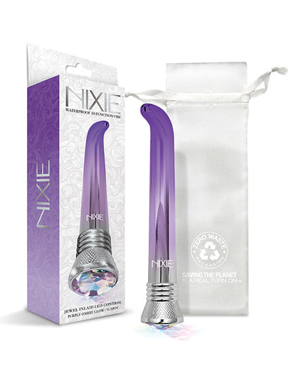 Nixie Waterproof G-spot Vibe  - 10 Function Purple Ombre Glow