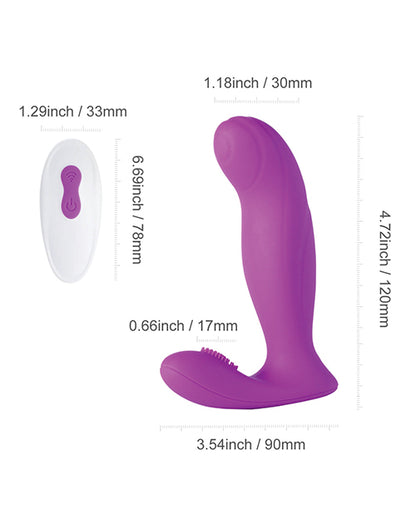 Allure Wearable G Spot Vibrator W- Clit Stimulator