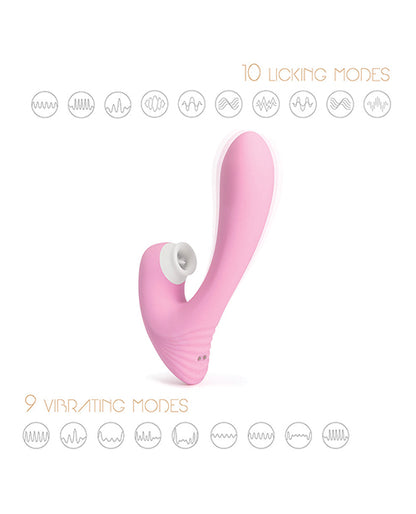 Jubilee G-spot Vibrator & Licking Clitoral Stimulator -