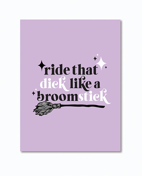 Broomstick Greeting Card