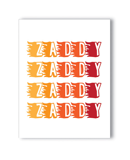 Zaddy Naughty Greeting Card