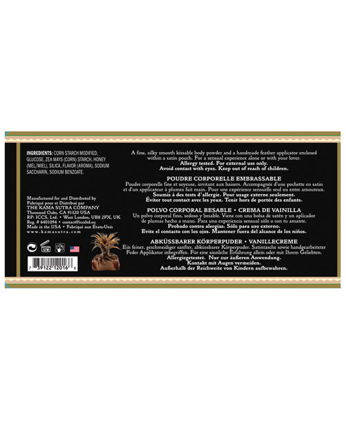 Kama Sutra Honey Dust - 6 Oz