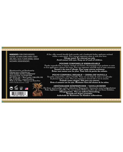 Kama Sutra Honey Dust - 6 Oz