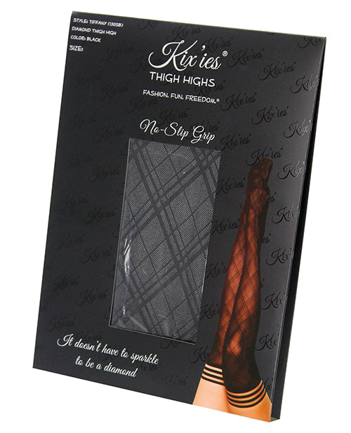 Kix'ies Tiffany Diamond Thigh High