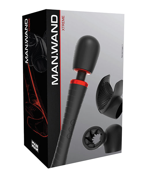 Man Wand Xtreme W-2 Attachments - Black