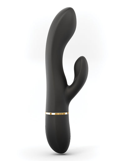 Dorcel Glam Rabbit Vibrator - Black-gold