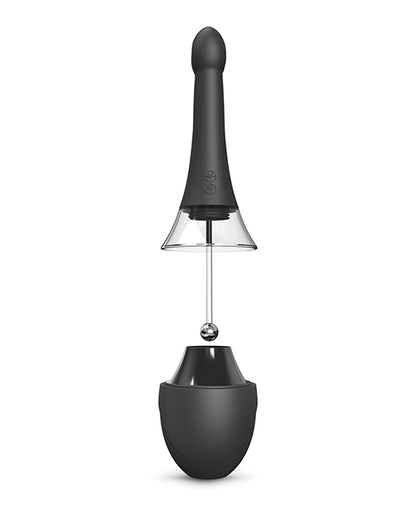 Dorcel Vibrating Douche Mate Pro - Black-silver