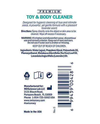 Toy & Body Cleaner - 1 Oz