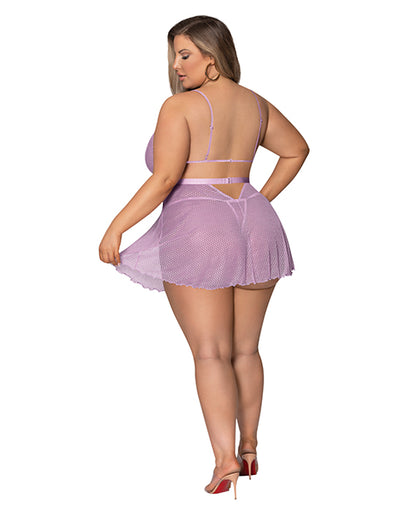 Girl Next Door Babydoll & Crotchless Panty 2x