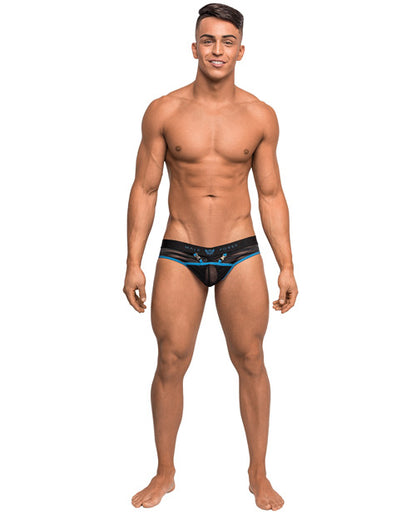 Clip Tease Unique Mesh Pouch Thong