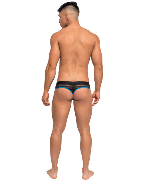 Clip Tease Unique Mesh Pouch Thong
