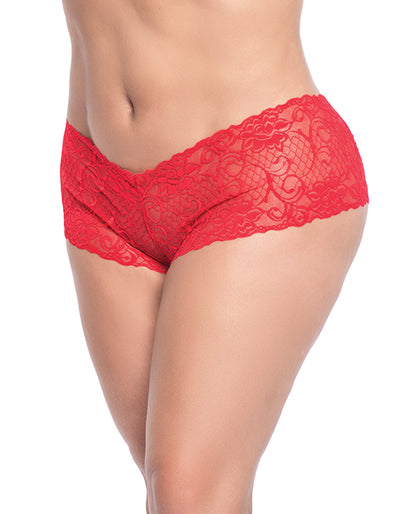 Lace Boyshort Red