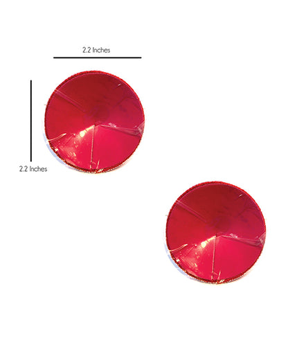 Burlesque Jingle Deez Bells Reusable Silicone Nipztix - Red O-s