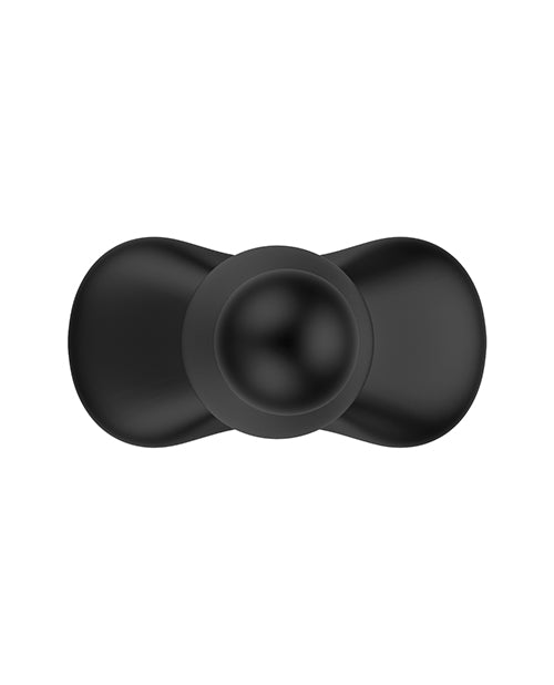 Nexus Bolster Butt Plug  W-inflatable Tip - Black