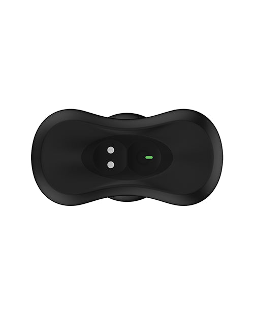 Nexus Bolster Butt Plug  W-inflatable Tip - Black