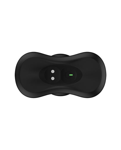 Nexus Bolster Butt Plug  W-inflatable Tip - Black