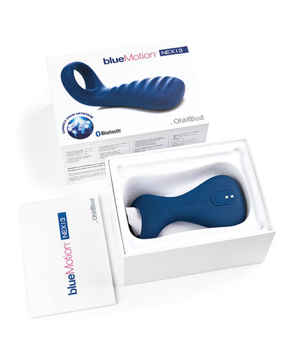 Ohmibod Blue Motion Nex 1 3 Bluetooth Couples Ring - Cobalt Blue