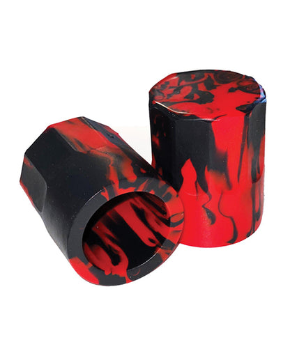 Oxballs Hognips 2 Nipple Suckers - Red-black