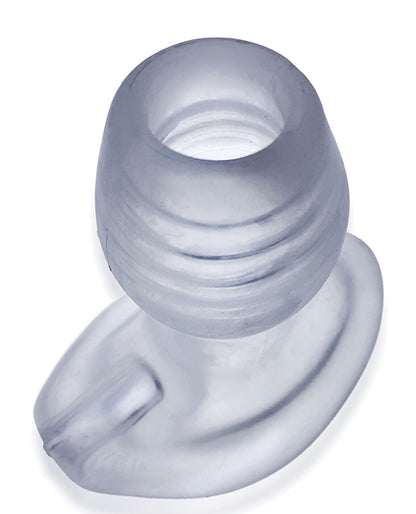 Oxballs Glowhole 1 Hollow Buttplug W-led Insert Small - Clear