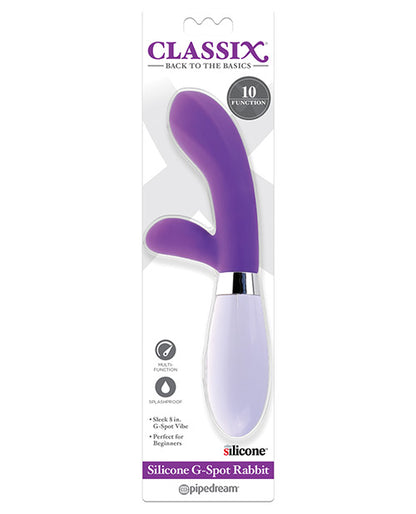 Classix Silicone G-spot Rabbit - Purple