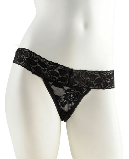 Fetish Fantasy Series Hanky Spank Me Plus Size Vibrating Panties - Black