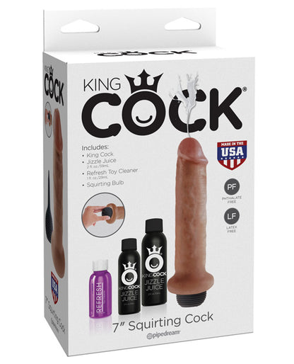 "King Cock 7"" Squirting Cock"