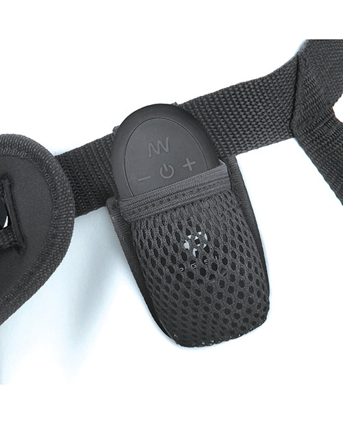 Pegasus 6.5" Rechargeable Dildo Harness & Remote Set