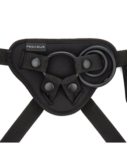 Pegasus 6.5" Rechargeable Dildo Harness & Remote Set
