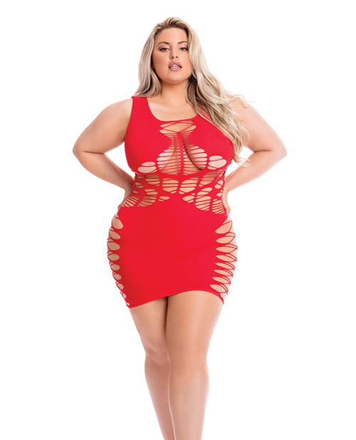 Pink Lipstick Dynamite Diva Dress Qn
